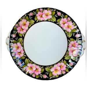 Royal Albert China Round Serving Plate Provincial Flower Alberta Rose 11.5”